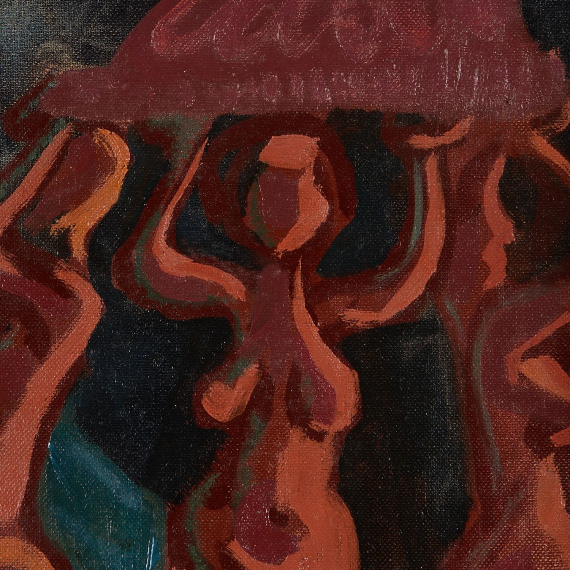 Alfred Statler 1951 Oil on Canvas Painting - Bild 5 aus 7