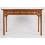 Chinese Bamboo Lacquer Rectangular Table