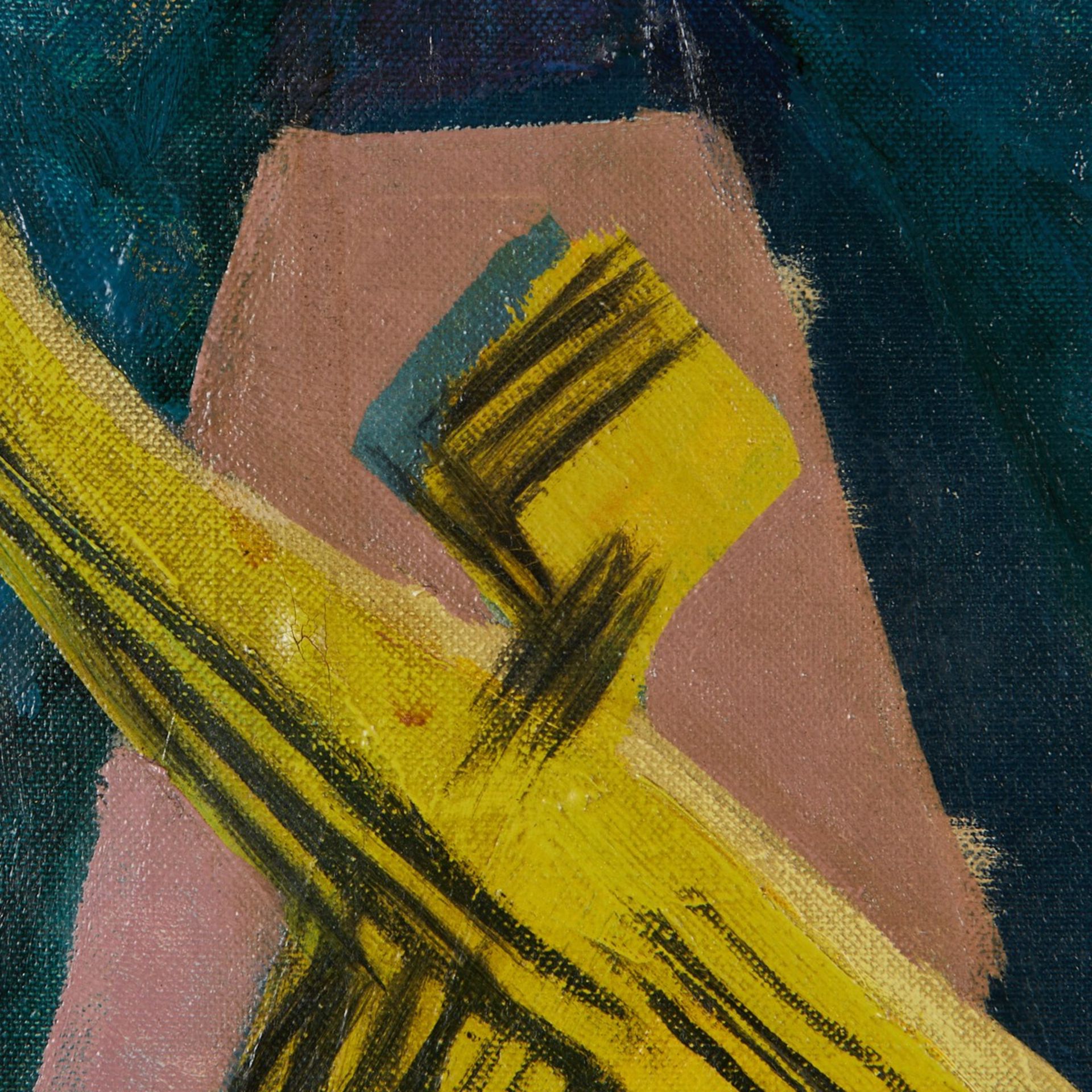 Alfred Statler 1951 Oil on Canvas Painting - Bild 2 aus 7