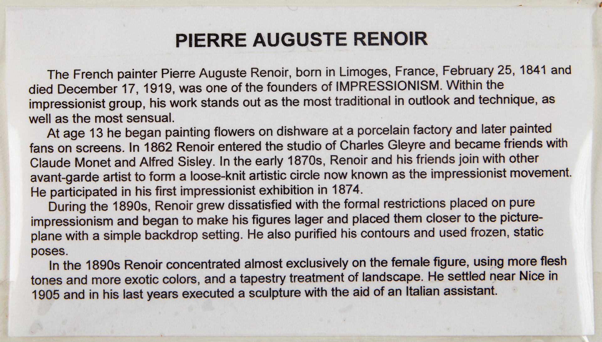 Renoir "Gabrielle et Jean" Color Etching - Bild 8 aus 8