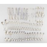 Rogers, Lunt, & Bowlen Sterling Flatware 94 Pcs