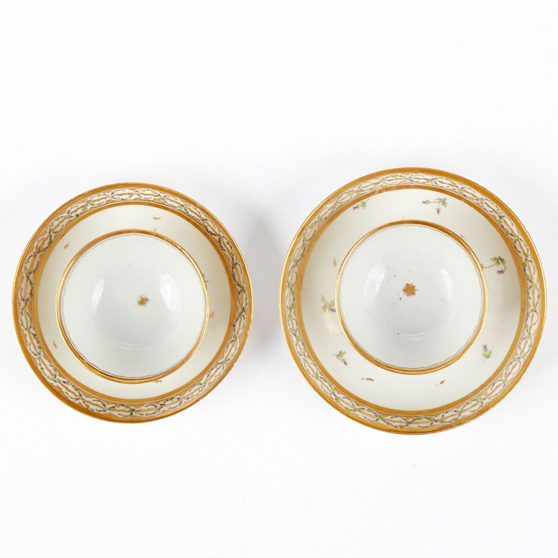 Set of Chinese Export Porcelain Tea Bowls & Saucers - Bild 6 aus 7