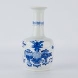 Chinese 18th c. Kangxi Porcelain Mallet Vase