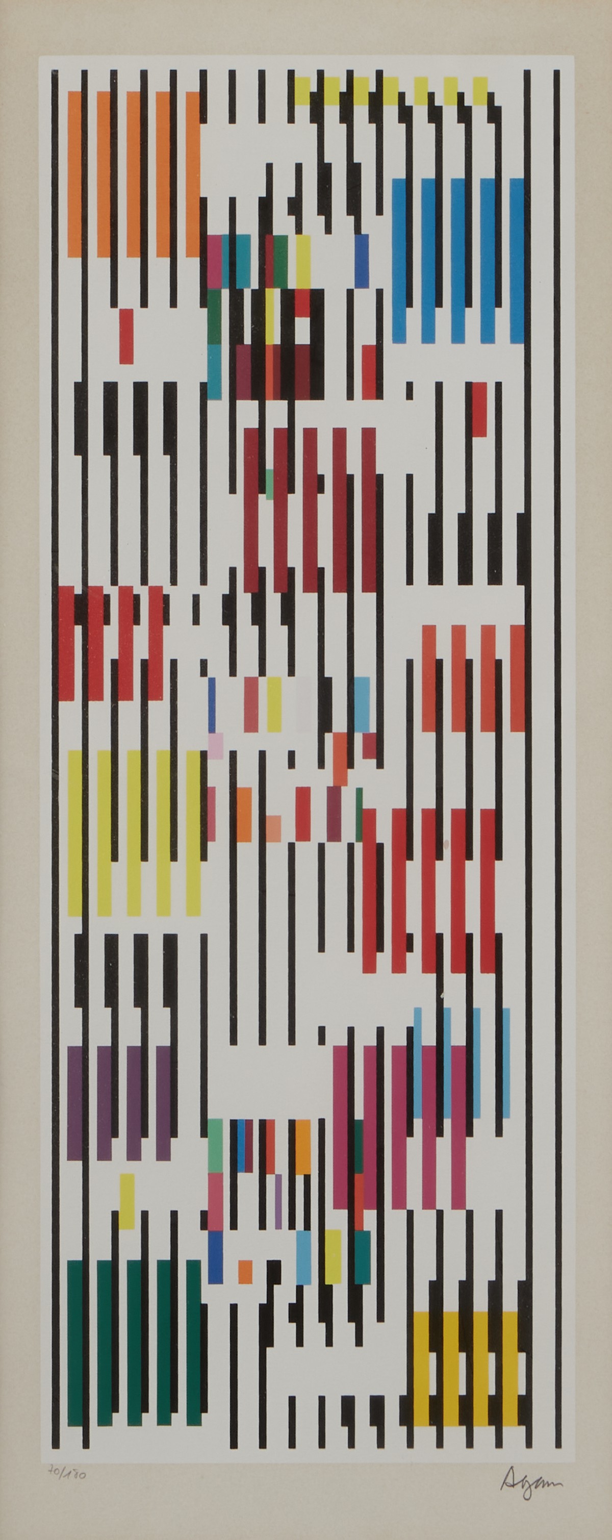 Yaacov Agam Tapestry Suite Op-Art Screenprint