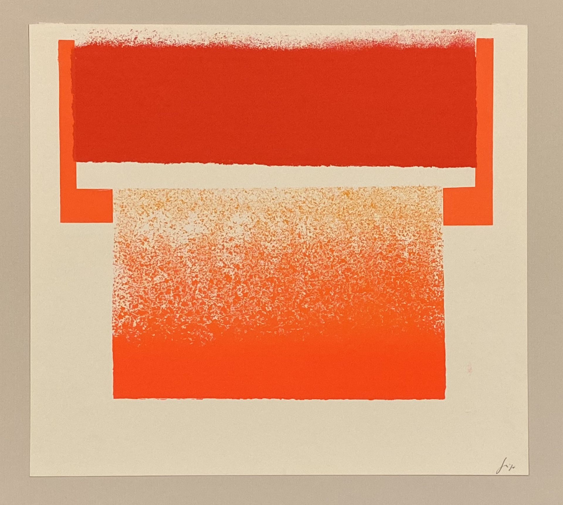 Rupprecht Geiger, Polychromer Siebdruck 1965 - Image 2 of 2