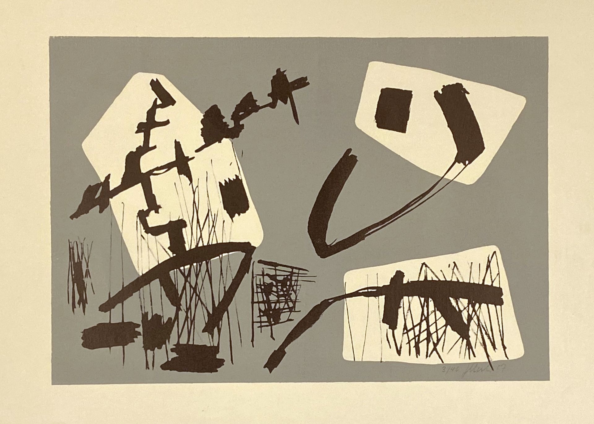 Fritz Winter, Abstrakte Komposition 1957