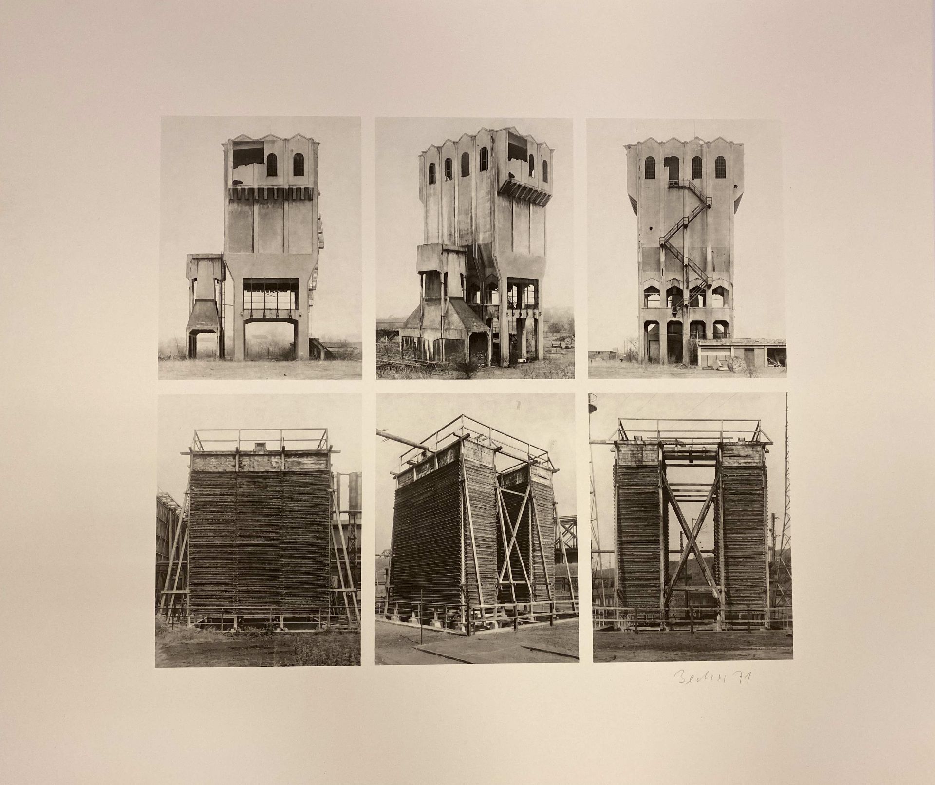 Bernd & Hilla Becher, Kohlesilo und Kühlturm