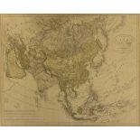 Zwei Karten von Afrika und Asien, Weimar 1804/5