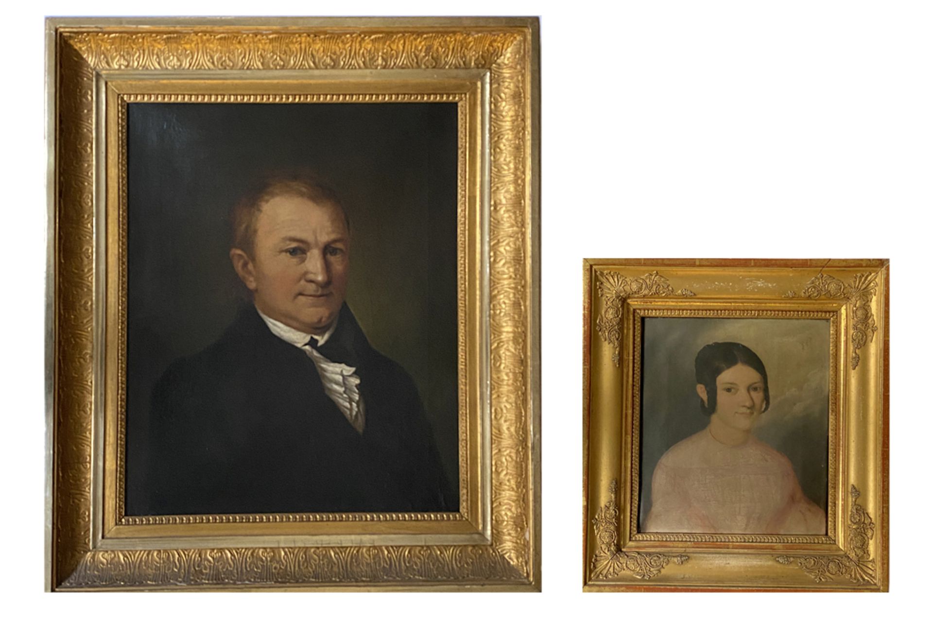 Bildnis des Konsistorialrats Starke und seiner Frau oder Tochter Emma