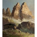 Georg Arnold Graboné, Abend in den Dolomiten (Die drei Zinnen ?)