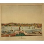 Blick auf St. Petersburg (Lithographie)