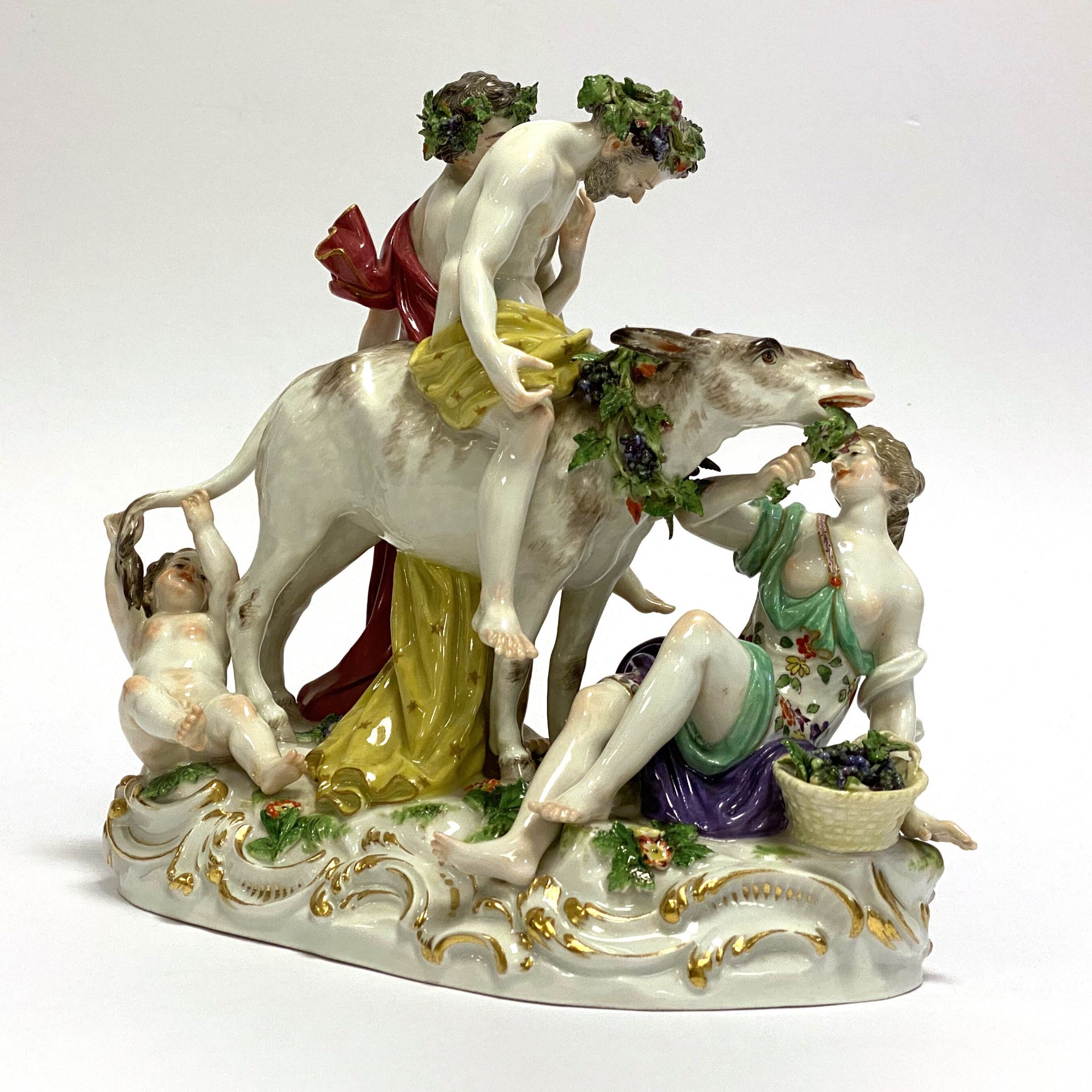 „Silenus Eselgruppe“ Meissen - Image 6 of 12