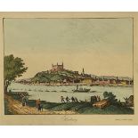 Ansicht von Pressburg (Bratislava; Lithographie)