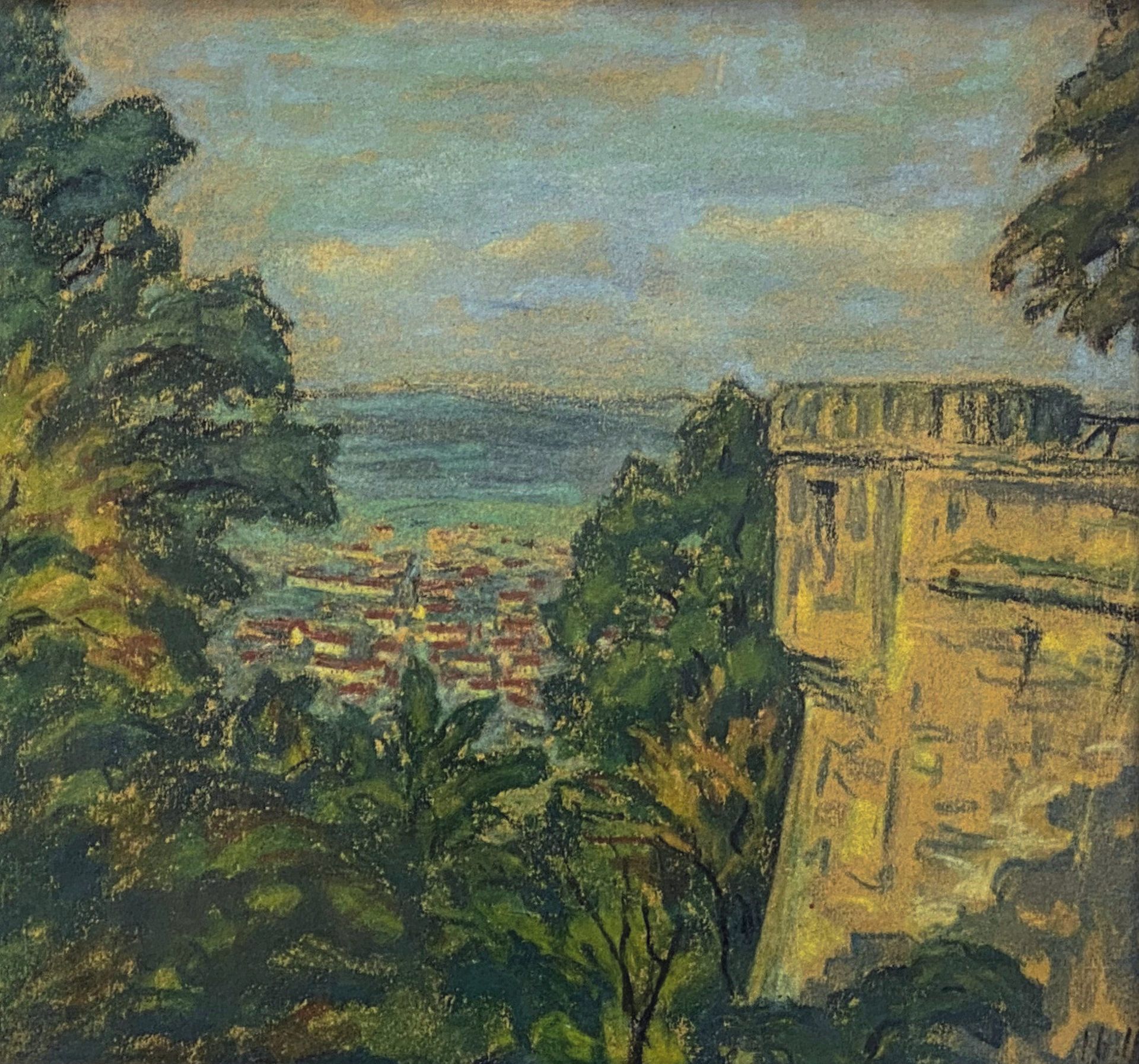 Erich Buchholz, Blick von der Altenburg auf Bamberg