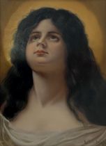 Porzellan - Gemälde   Maria   Magdalena