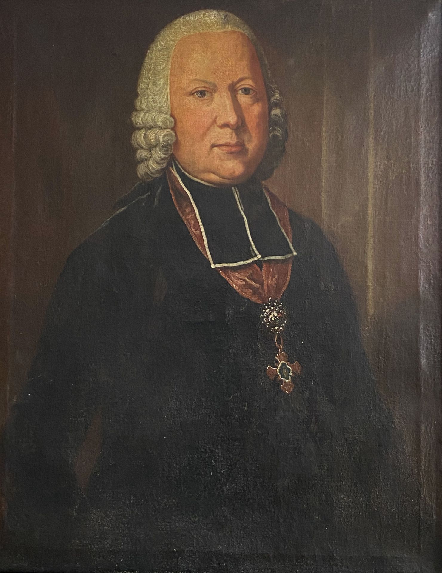 Bildnis Fürstbischof Adam Friedrich von Seinsheim und ein weiterer Geistlicher - Bild 4 aus 6