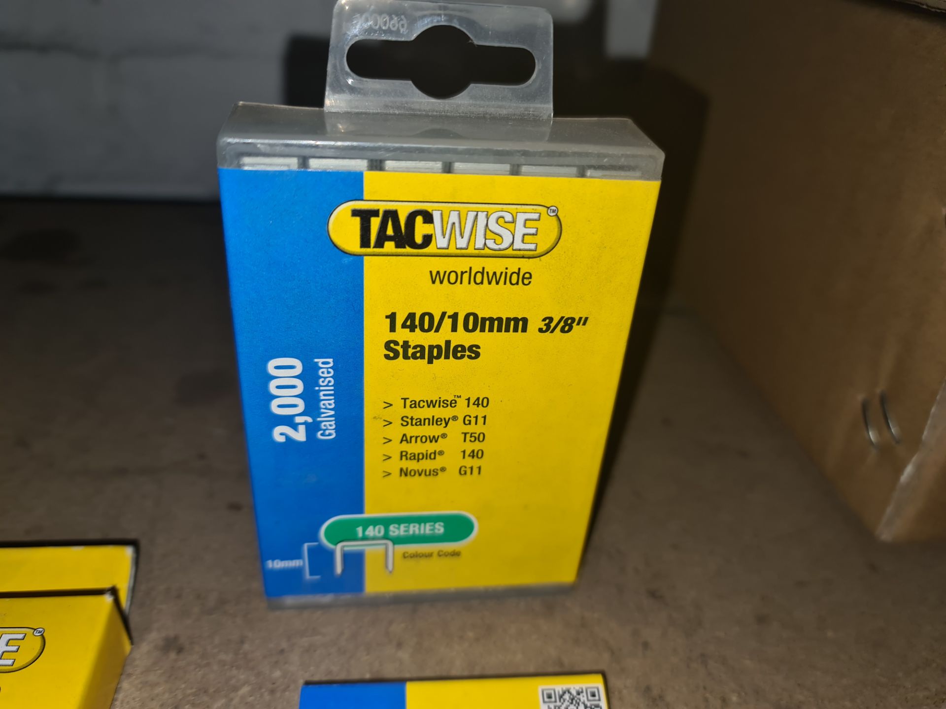 6 assorted boxes of TACWISE nails & staples as picturedLots 31 - 328 comprise the total assets of - Image 5 of 5