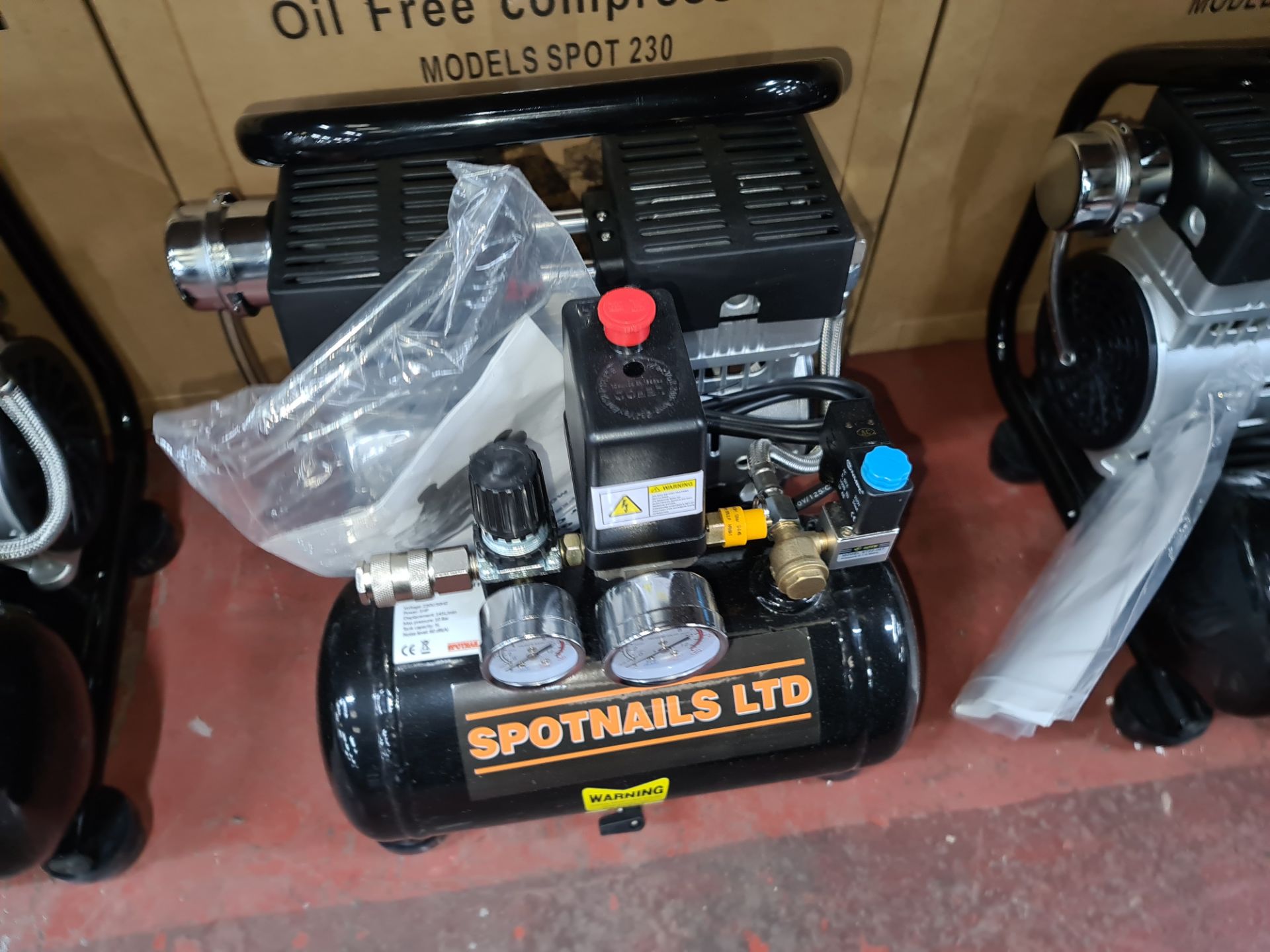 Spotnails Ltd oil-free air compressor model Spot230Lots 31 - 328 comprise the total assets of a - Image 2 of 5
