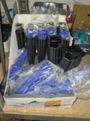 16 off Blue Marlin Delphin 03 knives (handles only, no blades) - some of these knives include a case