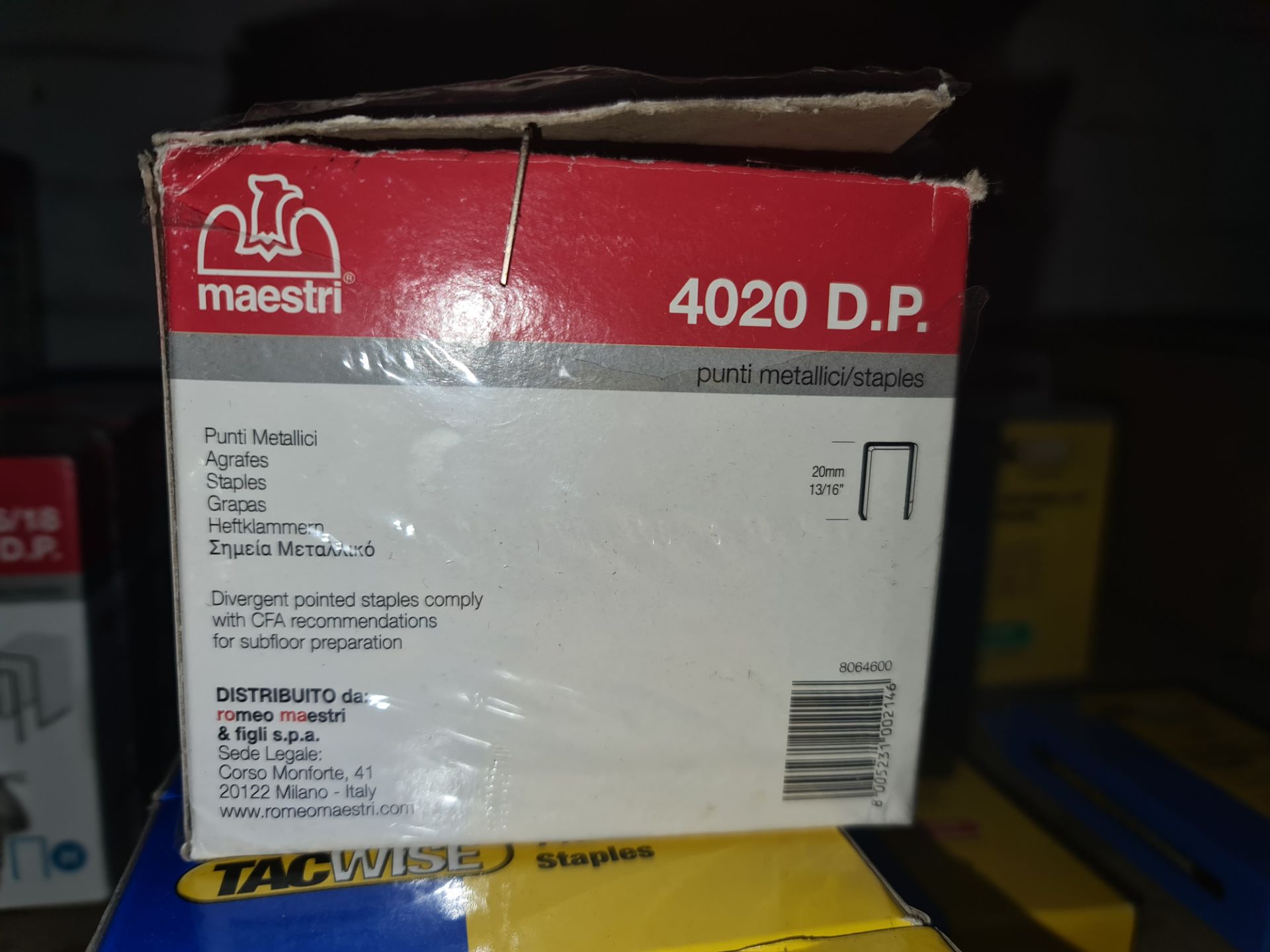 5 boxes of staples, 2 of which appear part used. This lot comprises 4020 DP & 606/18 DP - Image 3 of 4