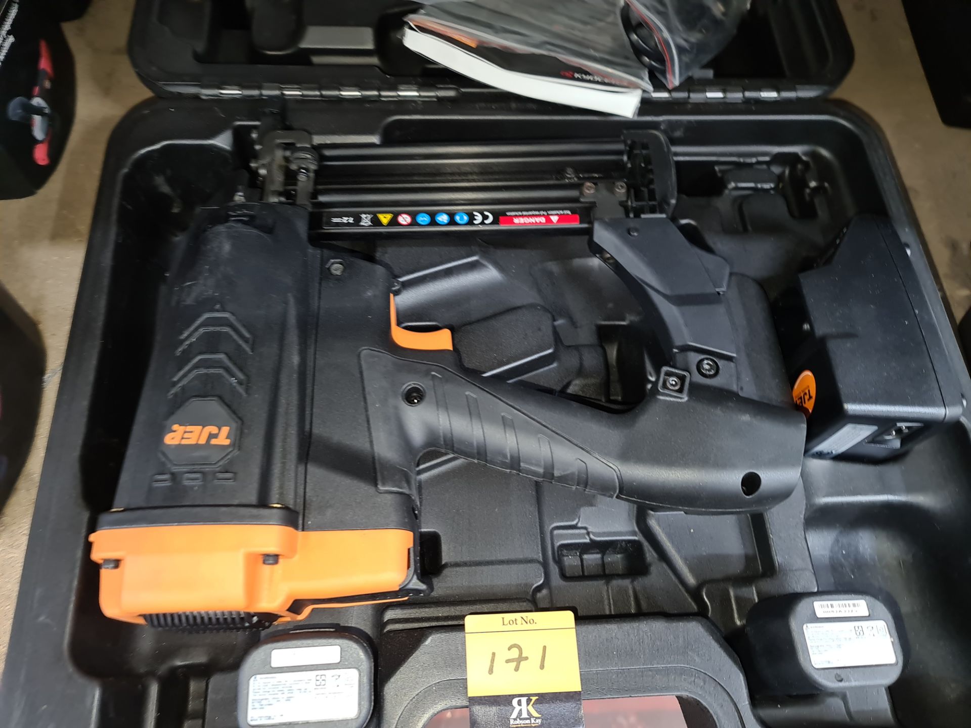 Tjep cordless nail gun, product code ST-15/50 gas 3G including 2 batteries, 1 charger, carry - Image 8 of 8