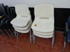 6 off matching stacking chairs