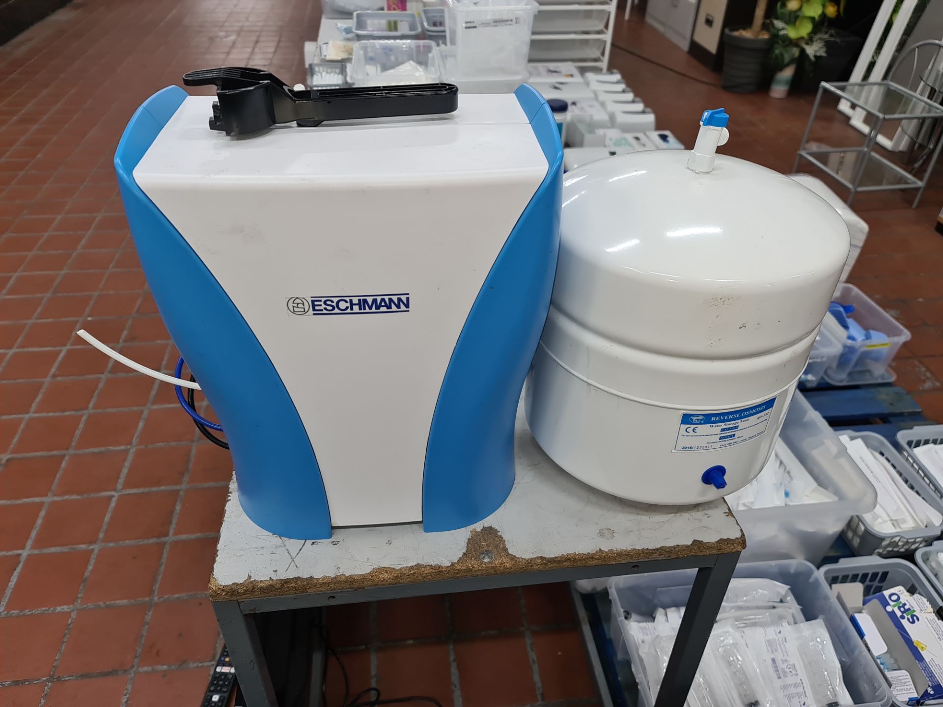 Eschmann water purifying system including tank, filters, cables, monitors, etc. - Image 6 of 7