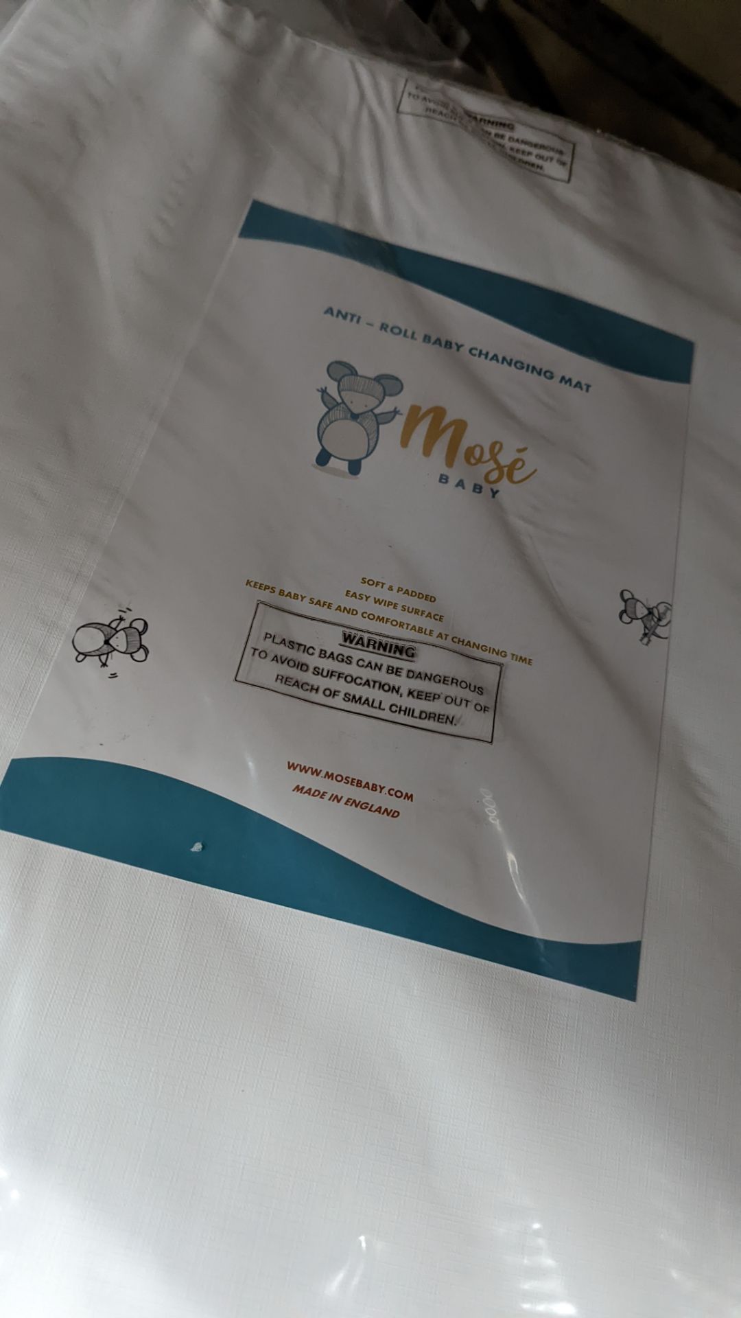 10 off Mosé Baby changing mats, comprising padded anti-roll wedge fully certified baby changing mat - Image 5 of 5