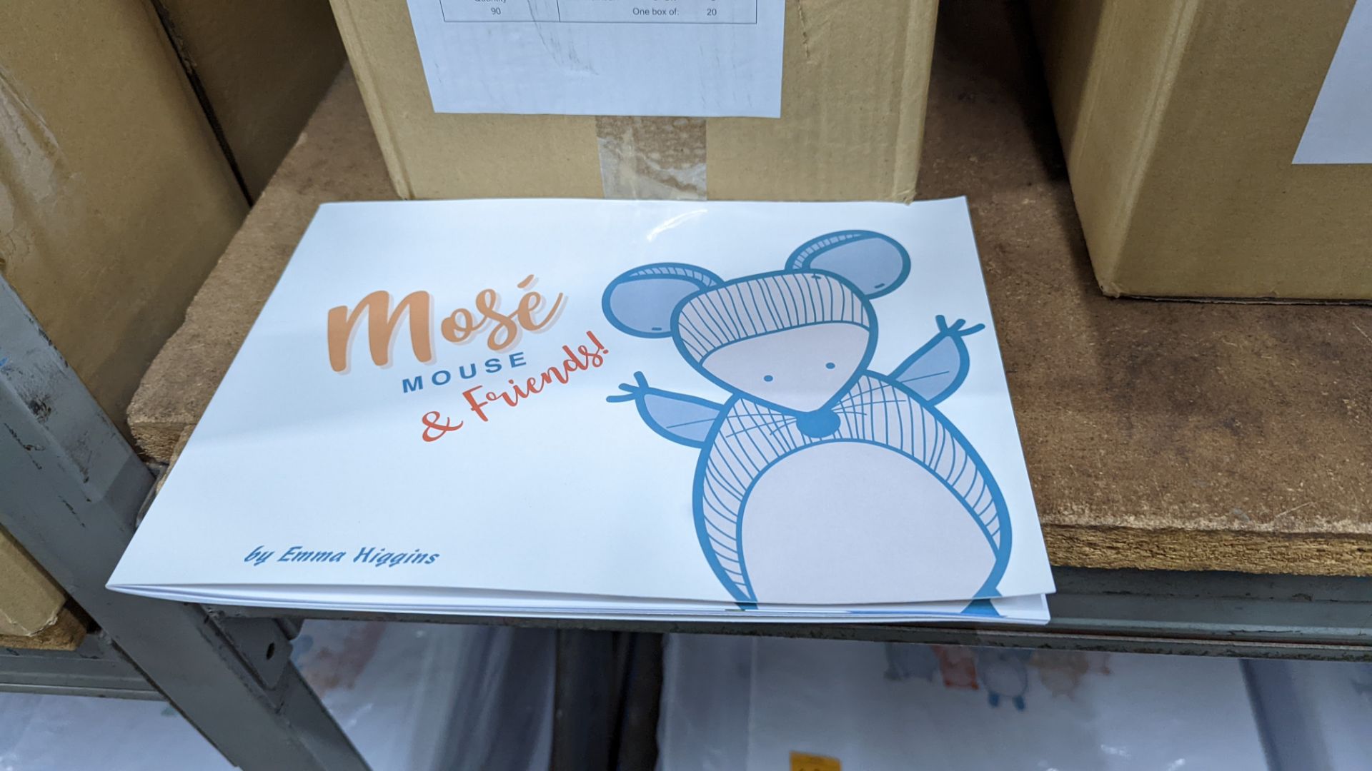 Approximately 90 Mosé Mouse & Friends! books by Emma Higgins. The first chapter in the Mosé Mouse s - Image 2 of 3