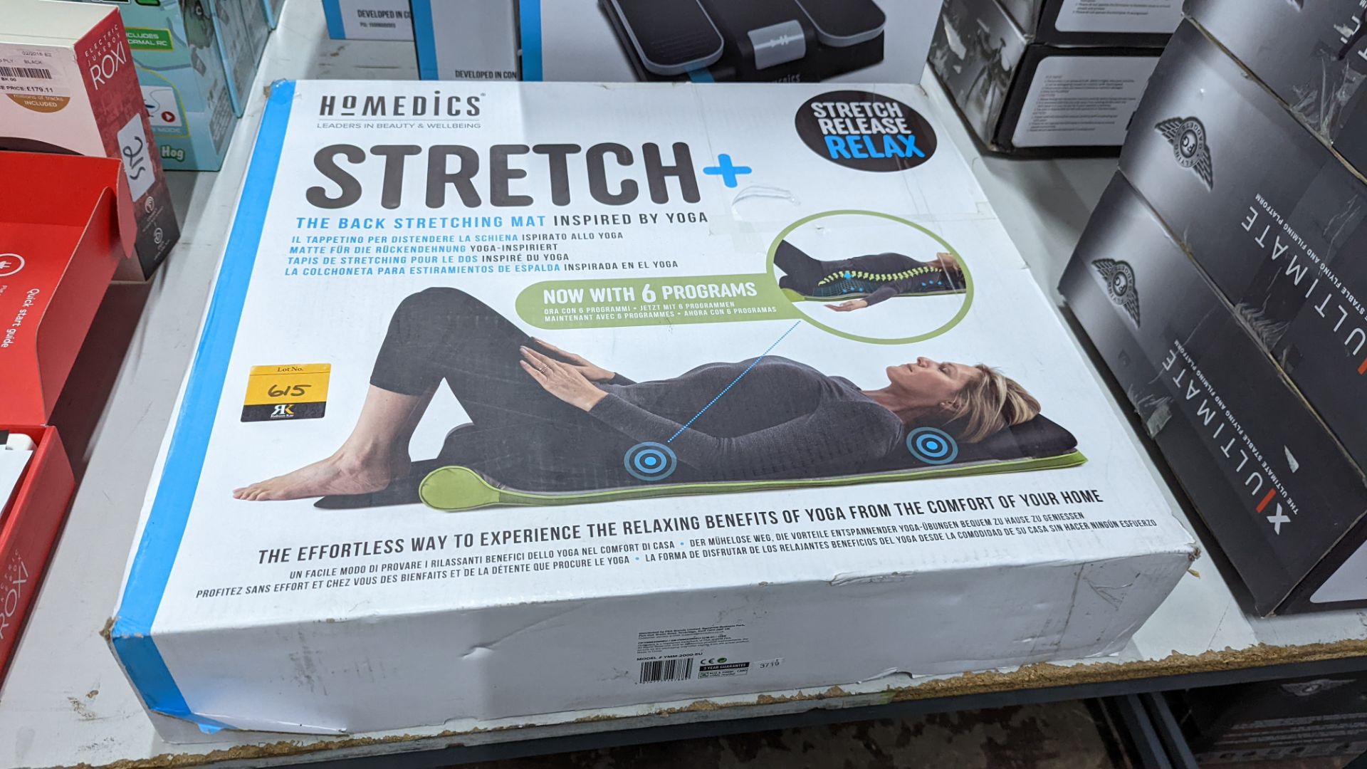 Homedics Stretch+ back stretching mat