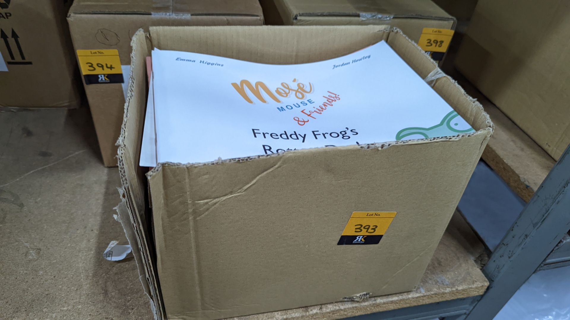 Approximately 55 Mosé Mouse & Friends! Freddy Frog's Rotten Day! book by Emma Higgins and Jordan How