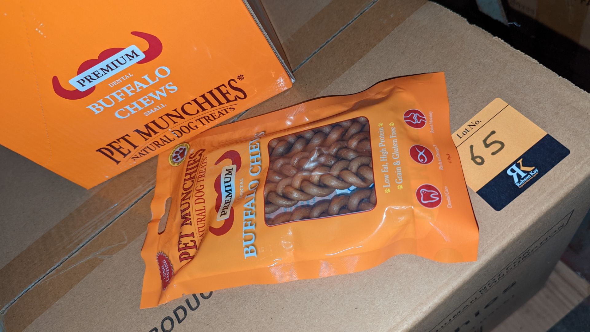 Pet Munchies dried pet chews for dogs. This lot consists of a total of 24 orange retail display box - Image 3 of 4
