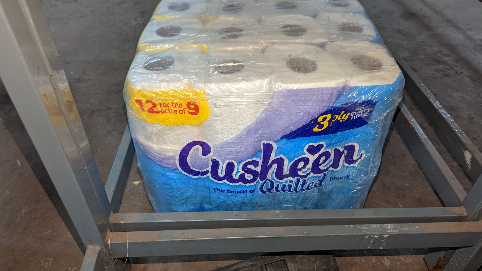 Large pack of toilet tissue - this lot consists of 5 off 12 packs (60 rolls in total) of Cusheen - Image 4 of 4