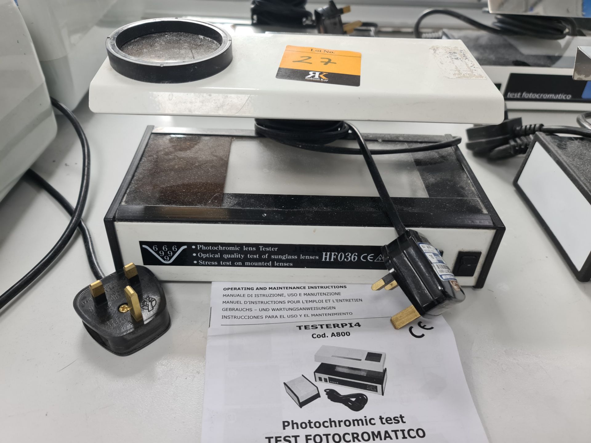 2 off Photochromic test machines - Image 2 of 6