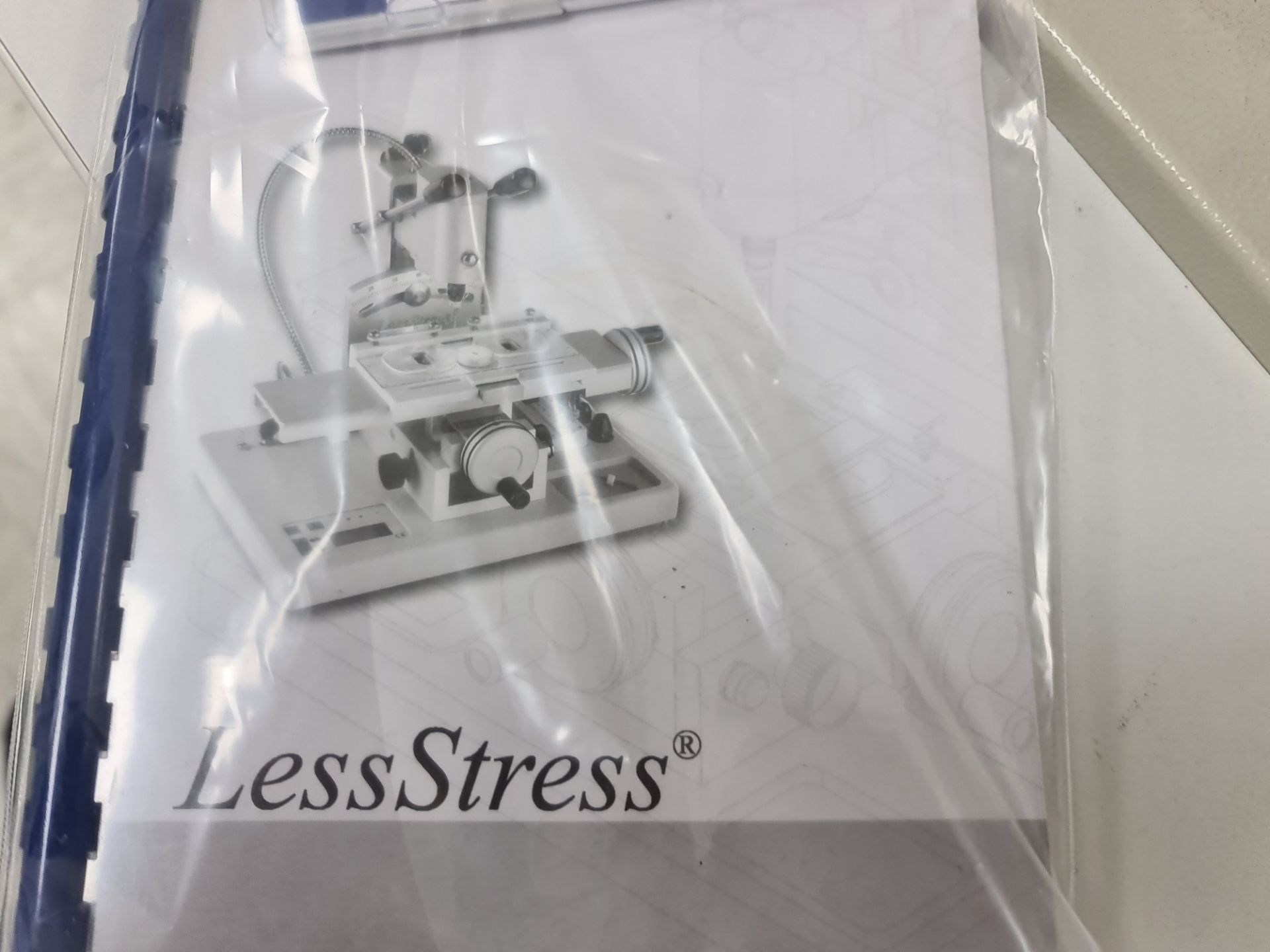 LessStress rimless lens drill model 14-752, including box & ancillaries. Appears unused - Image 2 of 4