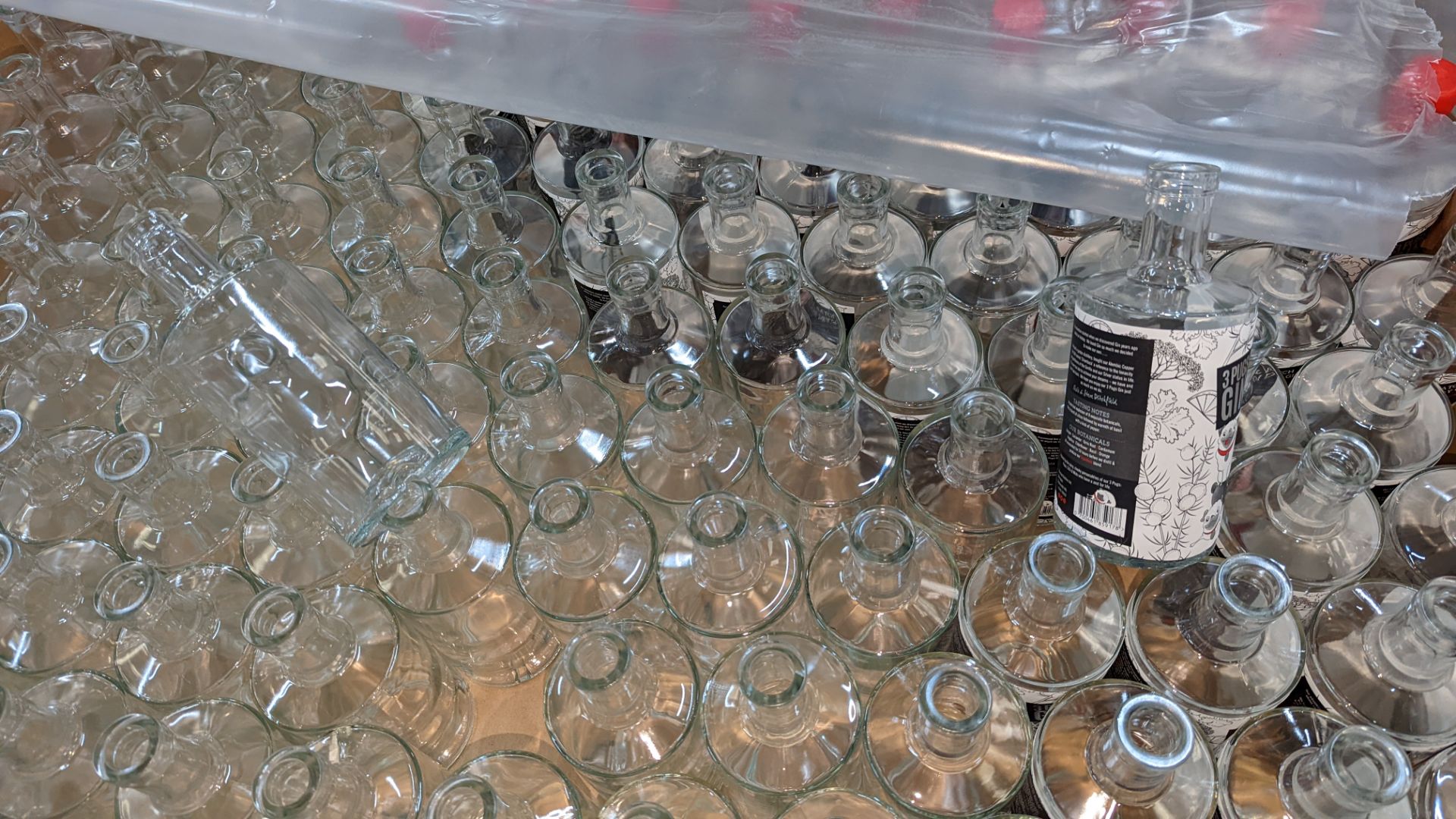 Very approximately 250 off 70cl glass bottles, a small quantity of which have had labels added. Thi - Image 6 of 8