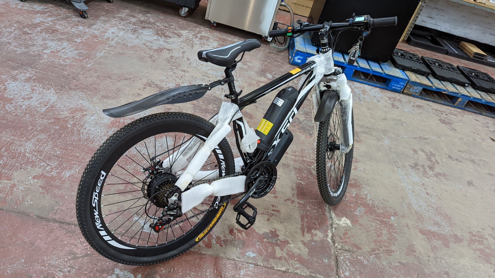XSD FTX Sport MTB 7.5 Racing electric bike with Shimano Tourney TZ gears. Includes 36v 12AH battery, - Image 11 of 26