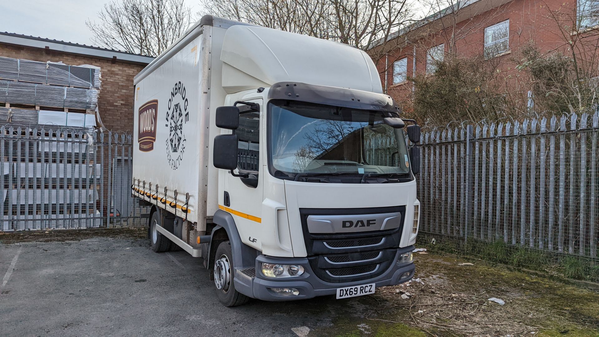 DX69 RCZ DAF LF180FA 12tonne curtain side HGV with 5,150mm Paccar body, 6 speed manual gearbox, 4500 - Image 6 of 67