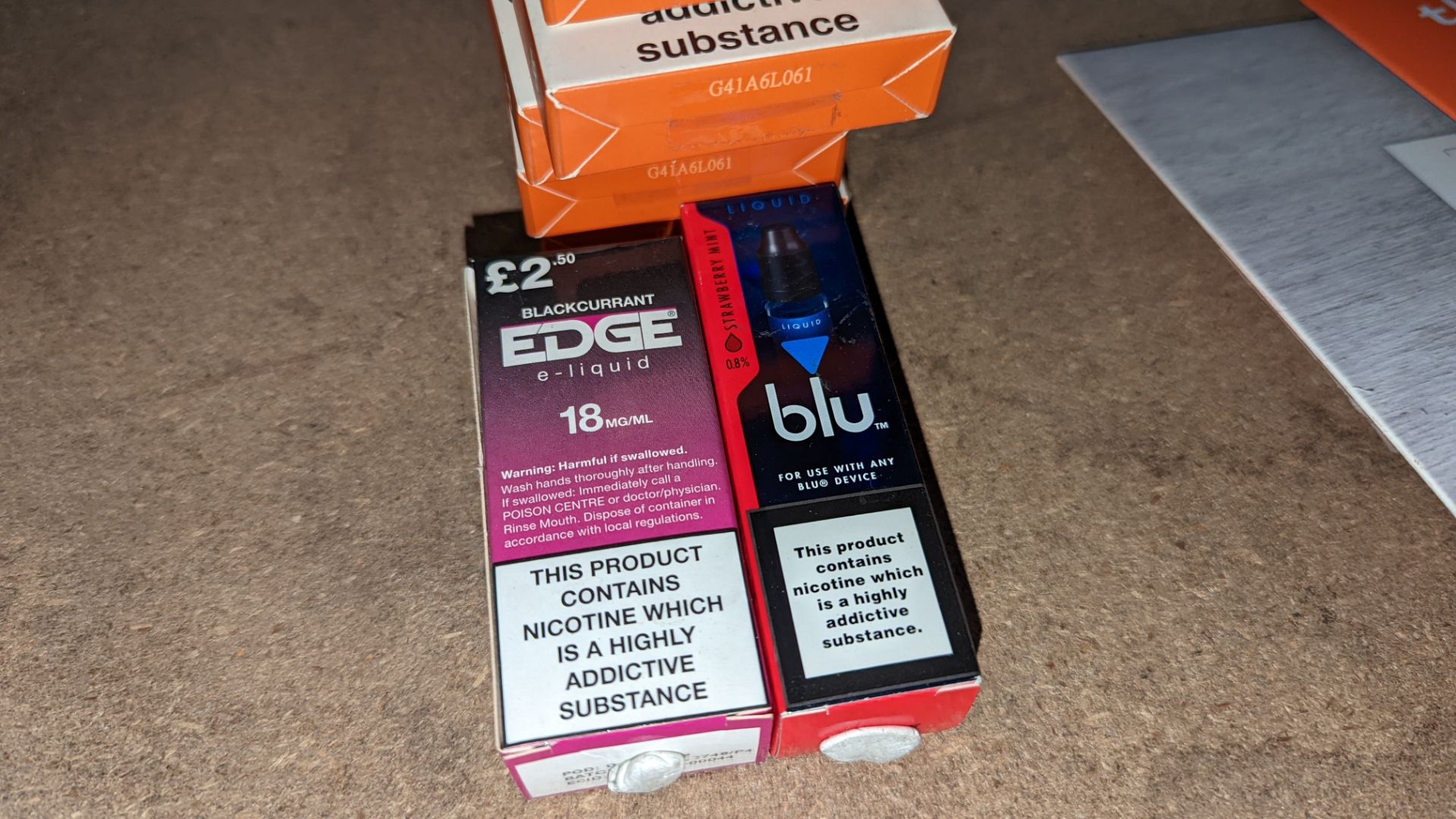 Mixed vape lot comprising 5 off Logic Pro pre-filled capsule triple packs plus 1 off Blu Strawberry - Image 4 of 4