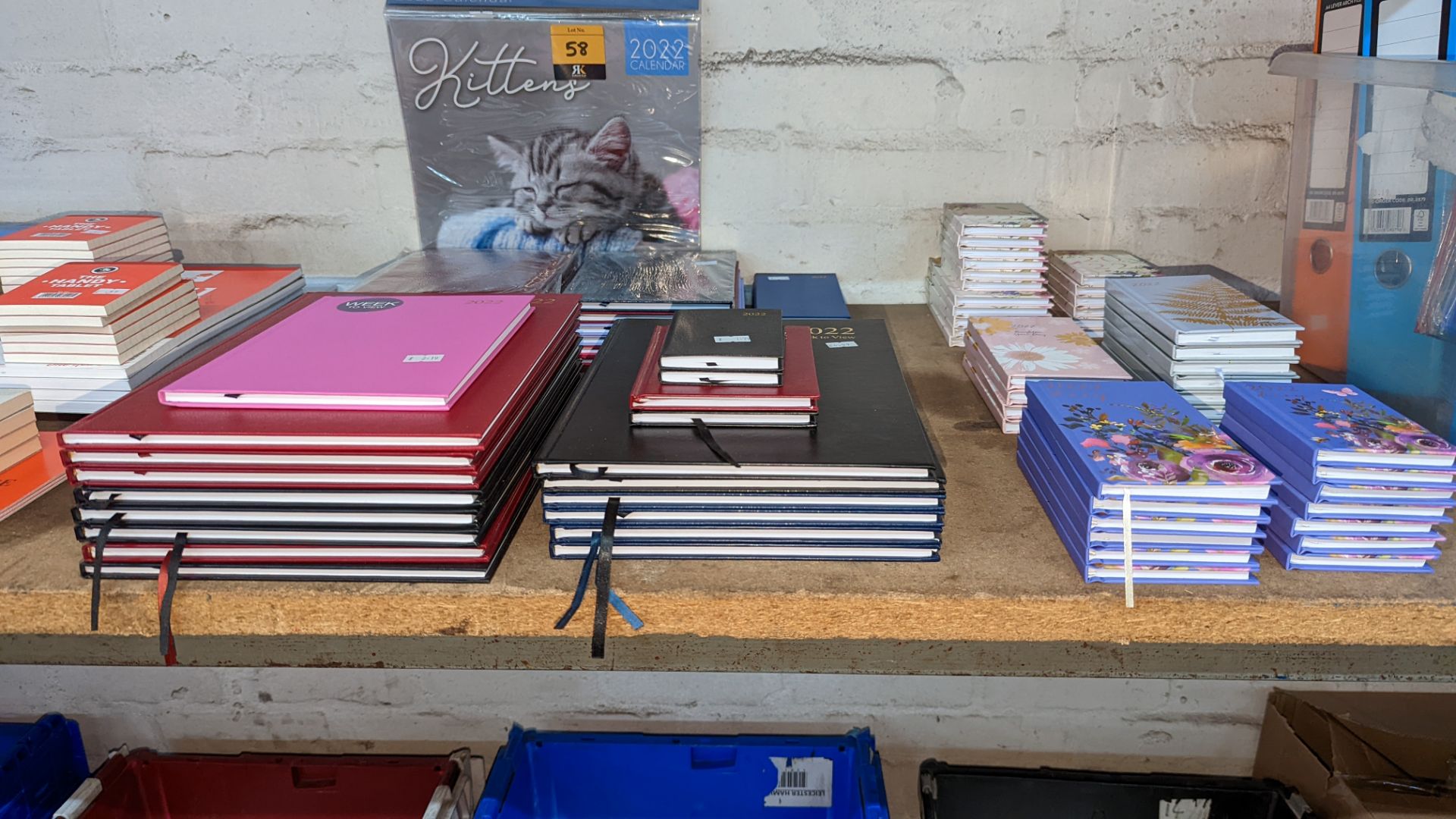 Quantity of 2022 desk diaries, pocket diaries, calendars & more - Image 8 of 8