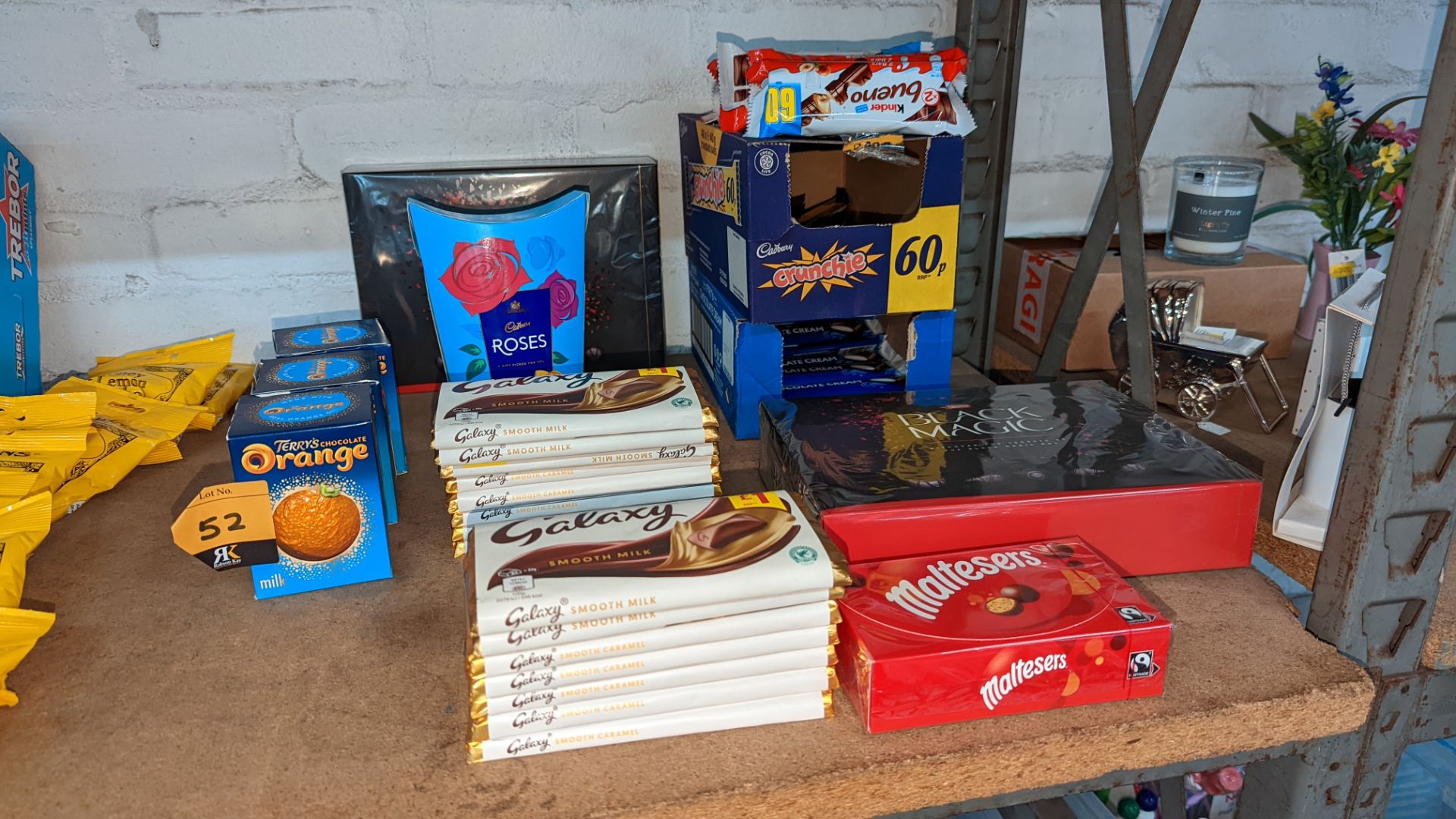 Quantity of chocolates including Galaxy, Terrys Chocolate Orange, Maltesers, Black Magic, Crunchie & - Image 2 of 8