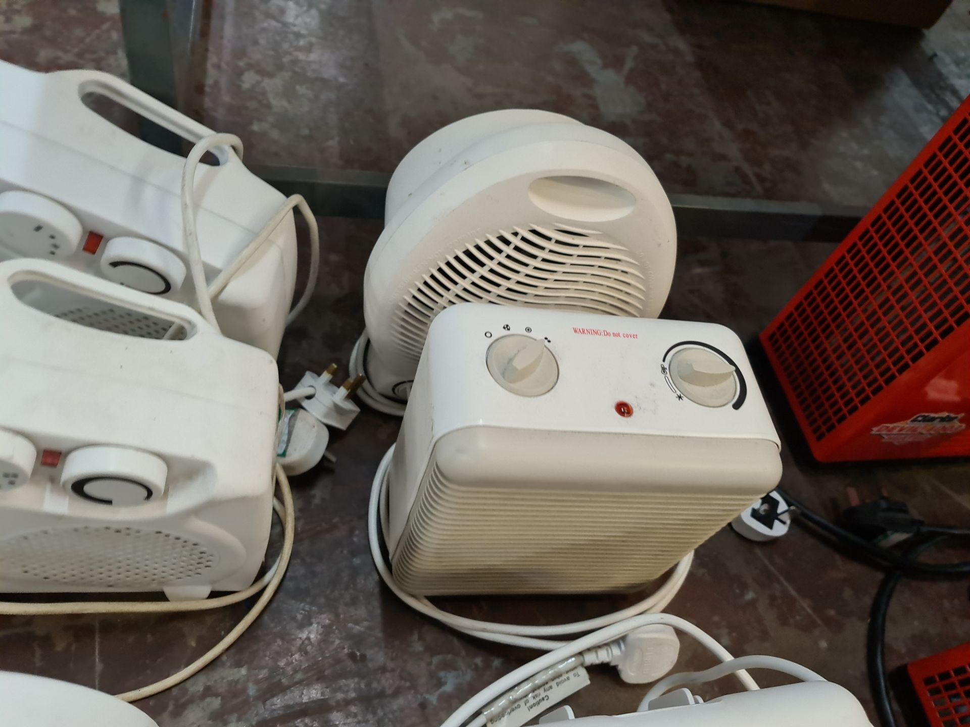 6 off assorted small fan heaters - Image 8 of 9