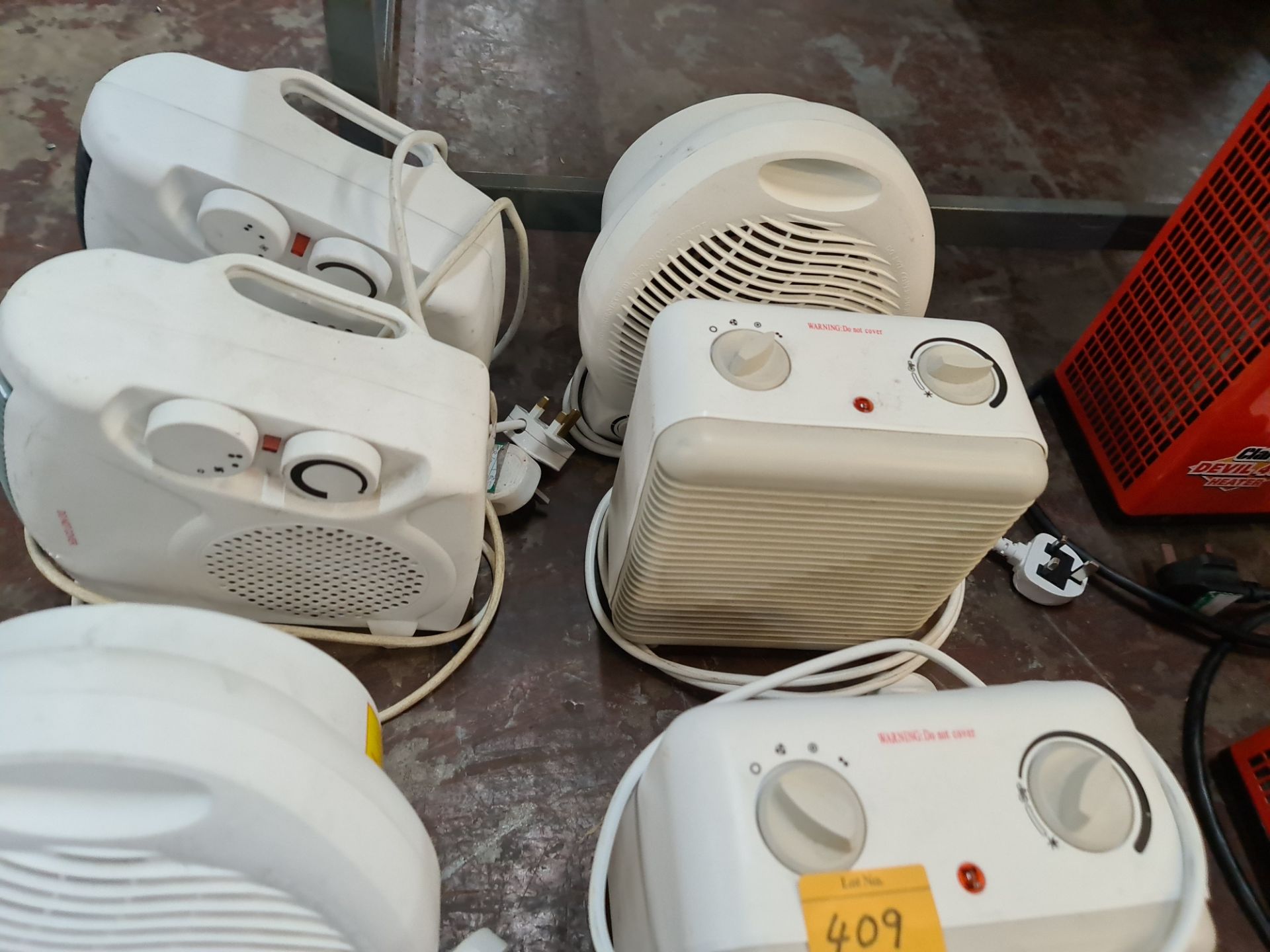 6 off assorted small fan heaters - Image 3 of 9