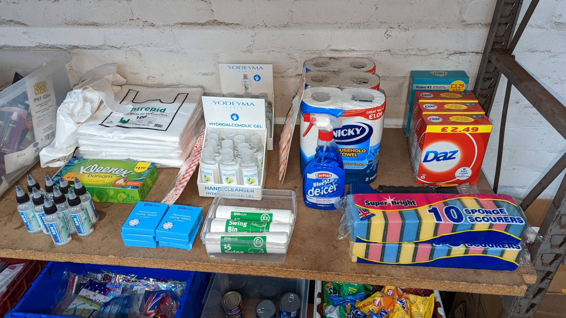 Quantity of assorted hygiene & cleaning related items including hand sanitiser, vest carriers, hand - Image 11 of 13