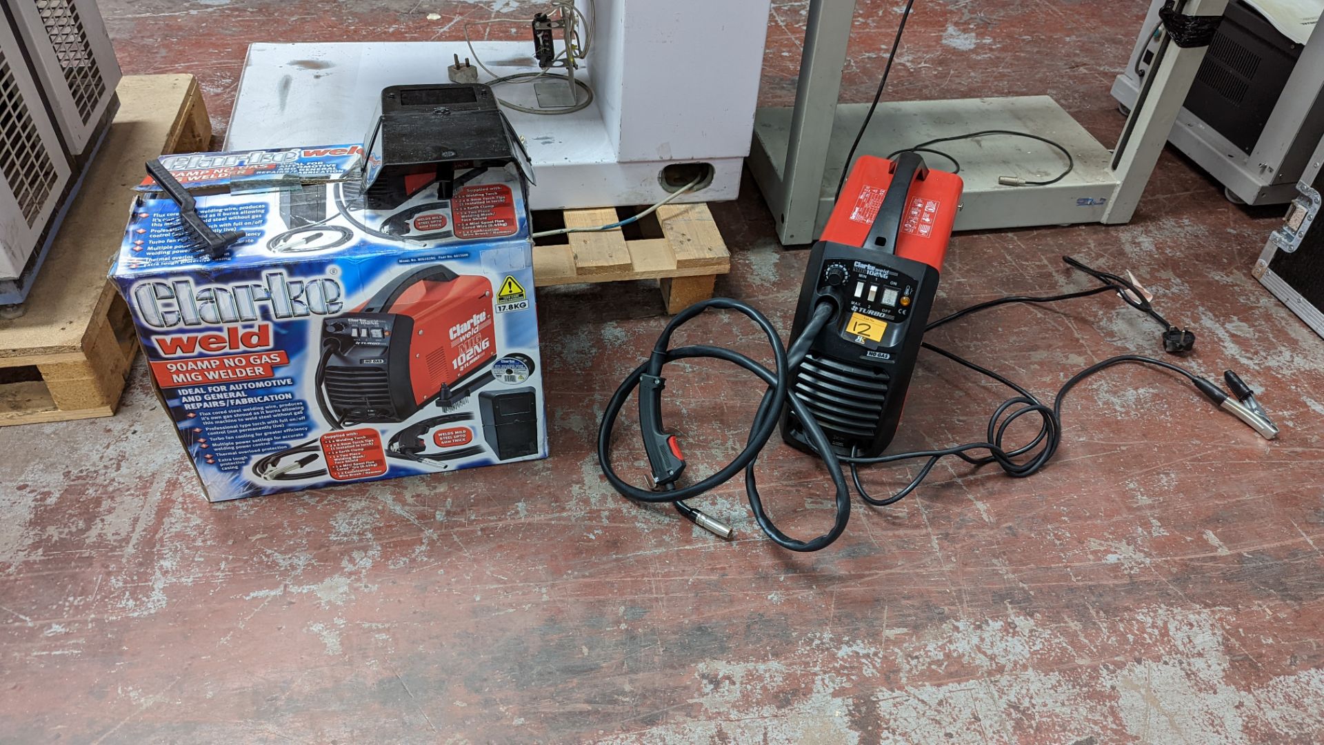 Clarke Weld 90amp No Gas Mig Welder, model 102NG - boxed, appears unused - Image 10 of 10