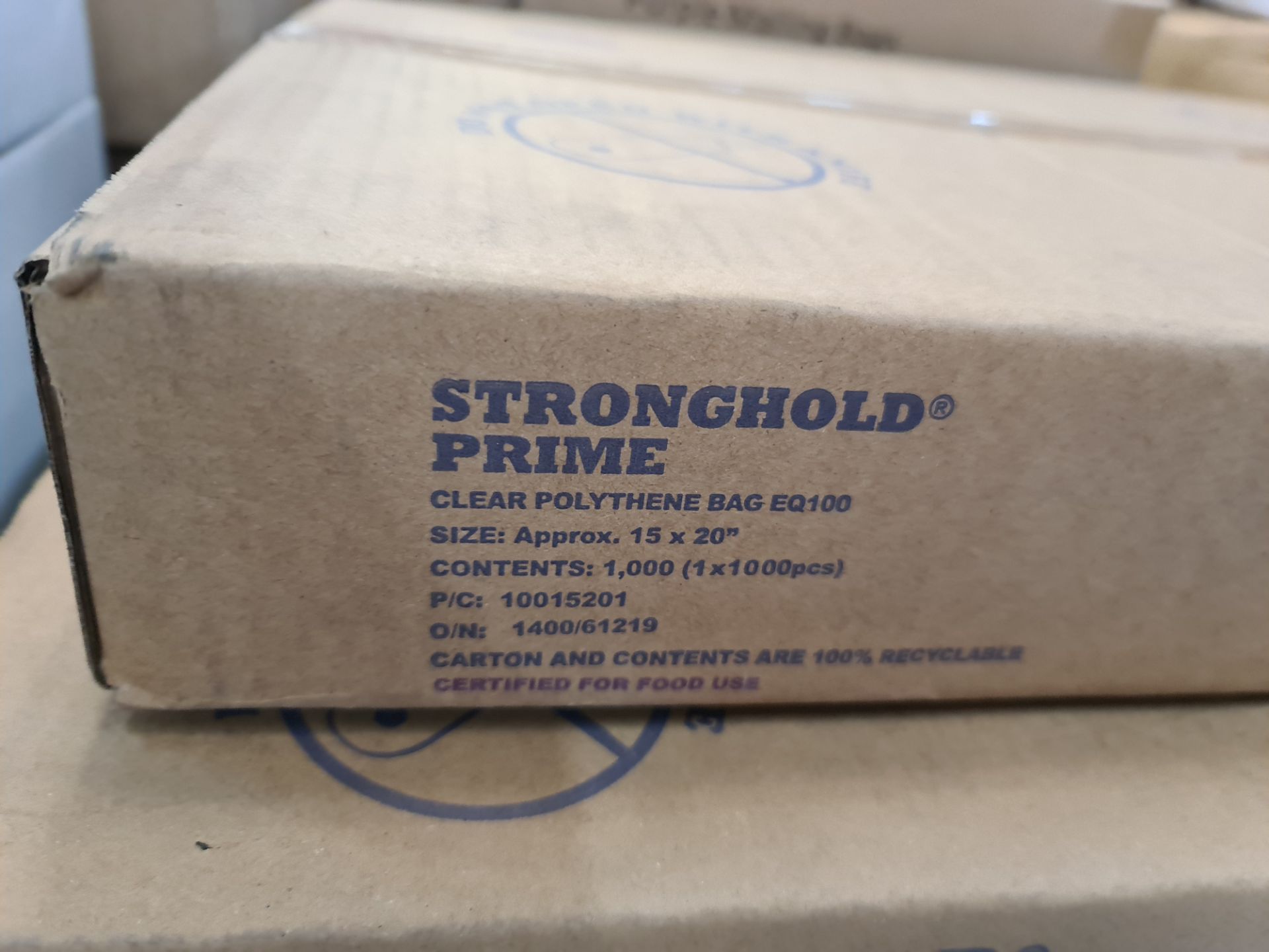 8 assorted sized boxes of Stronghold Prime high quality clear polythene bags in assorted sizes & sty - Image 6 of 6