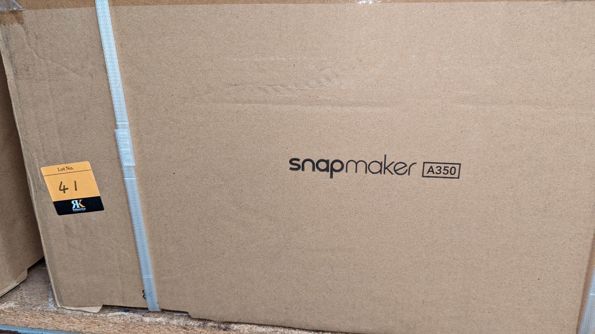 Snapmaker model A350 3D printer - boxed, delivered with original banding, assumed to be new/unused - Image 3 of 3