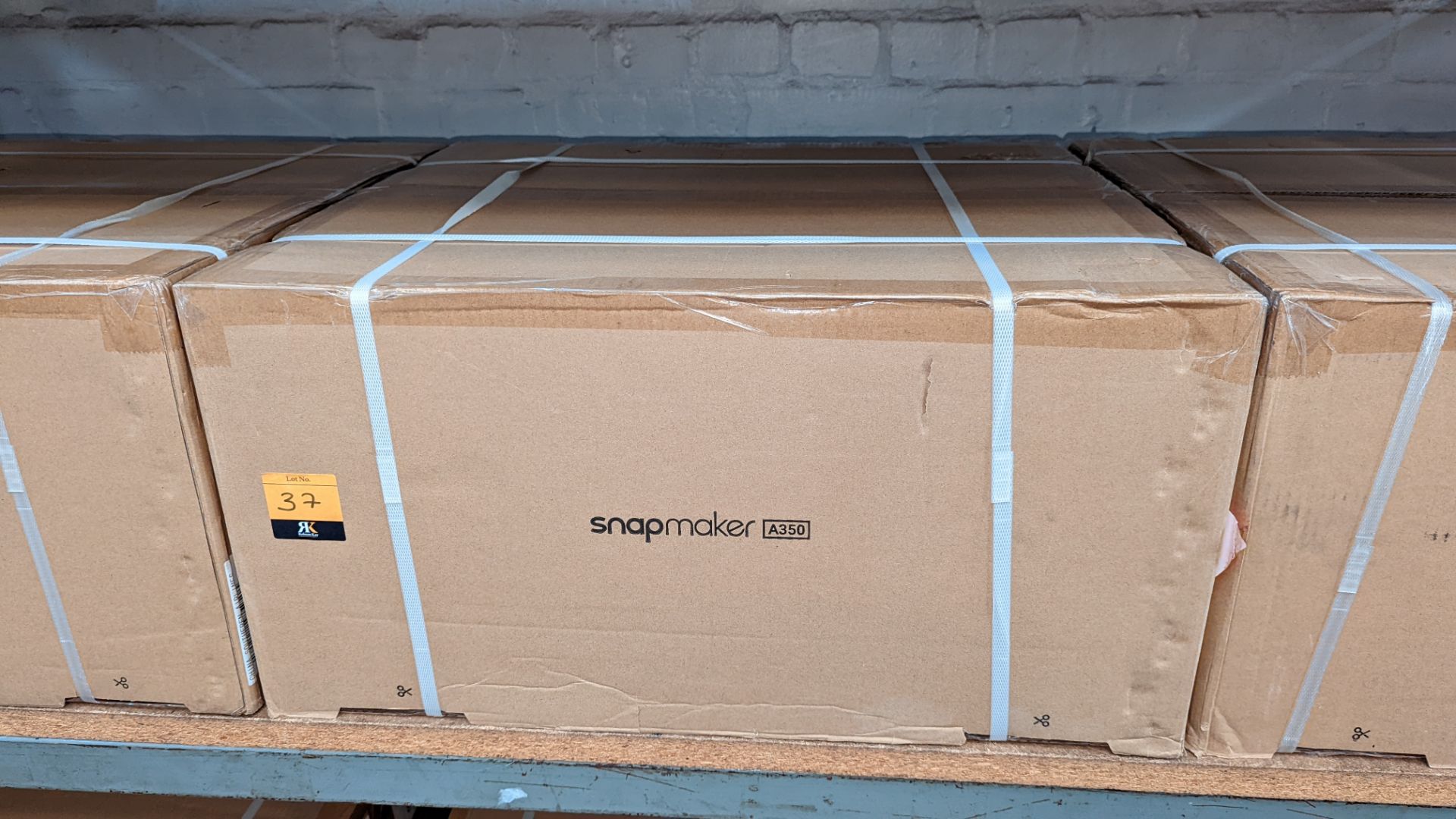 Snapmaker model A350 3D printer - boxed, delivered with original banding, assumed to be new/unused