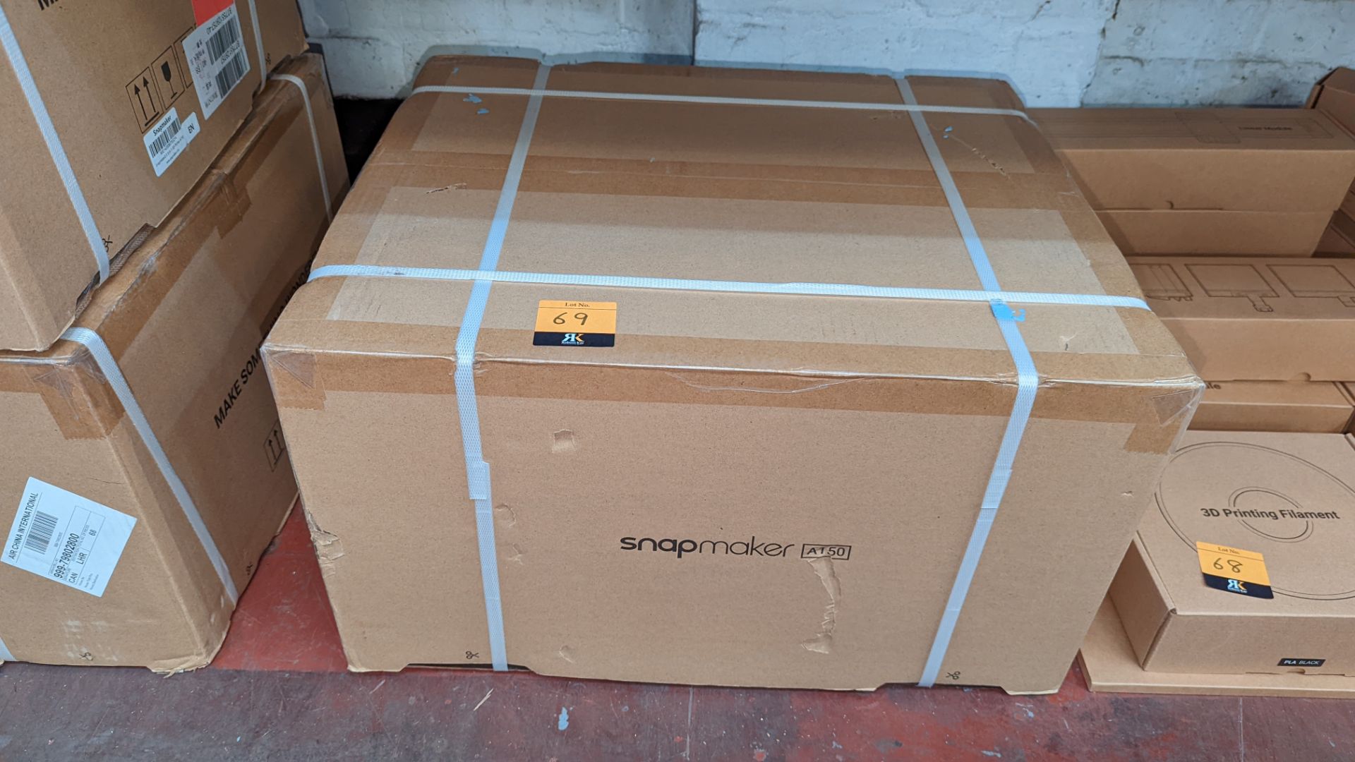 Snapmaker model A150 3D printer - boxed, delivered with original banding, assumed to be new/unused - Image 3 of 4