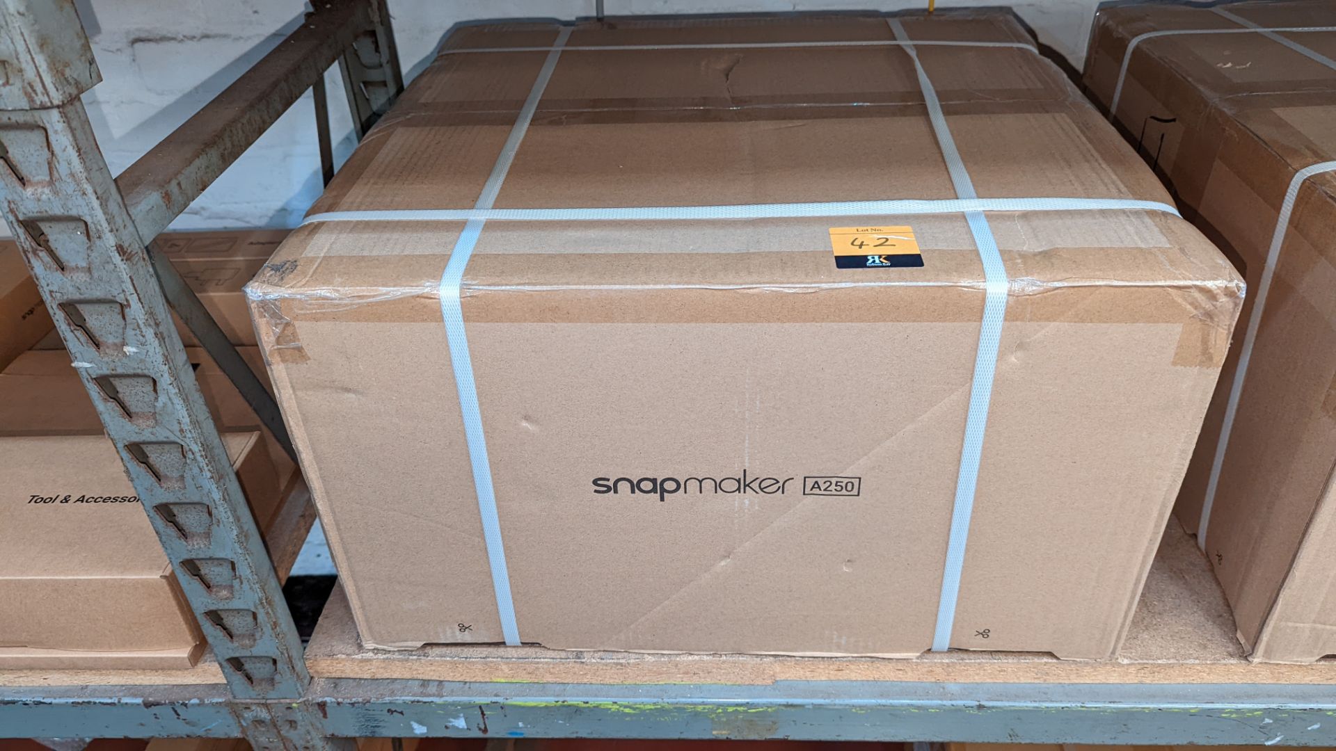 Snapmaker model A250 3D printer - boxed, delivered with original banding, assumed to be new/unused - Image 3 of 4